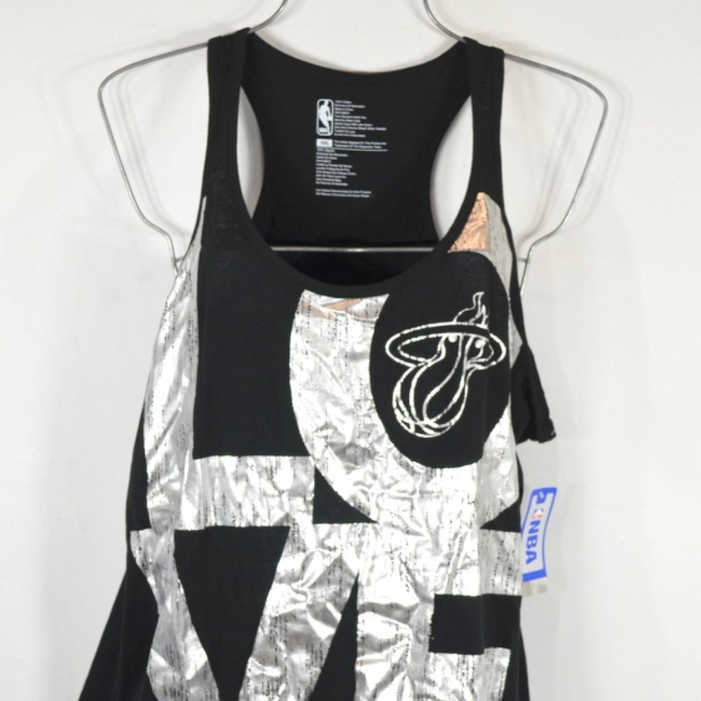 Women's NBA Black LOVE MIAMI HEAT Tank Top